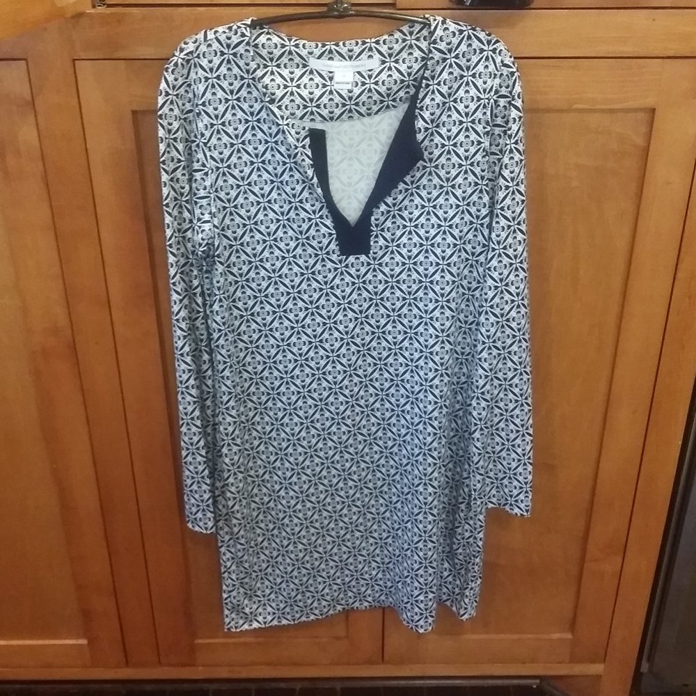 Diane von Furstenberg Navy Blue Dress 8